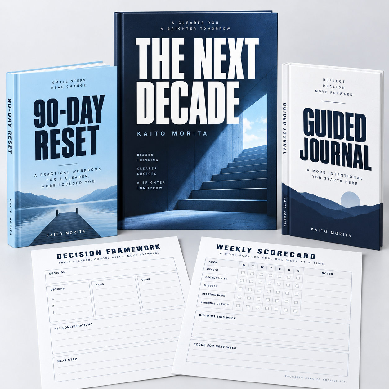 The Next Decade System — concept mockup of forthcoming digital product